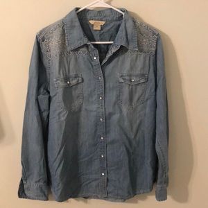 Chambray top
